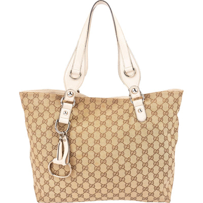 Gucci Monogram GG Horsebit Handtasche