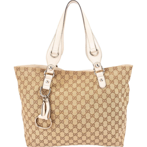 Gucci Monogram GG Canvas Horsebit Handbag