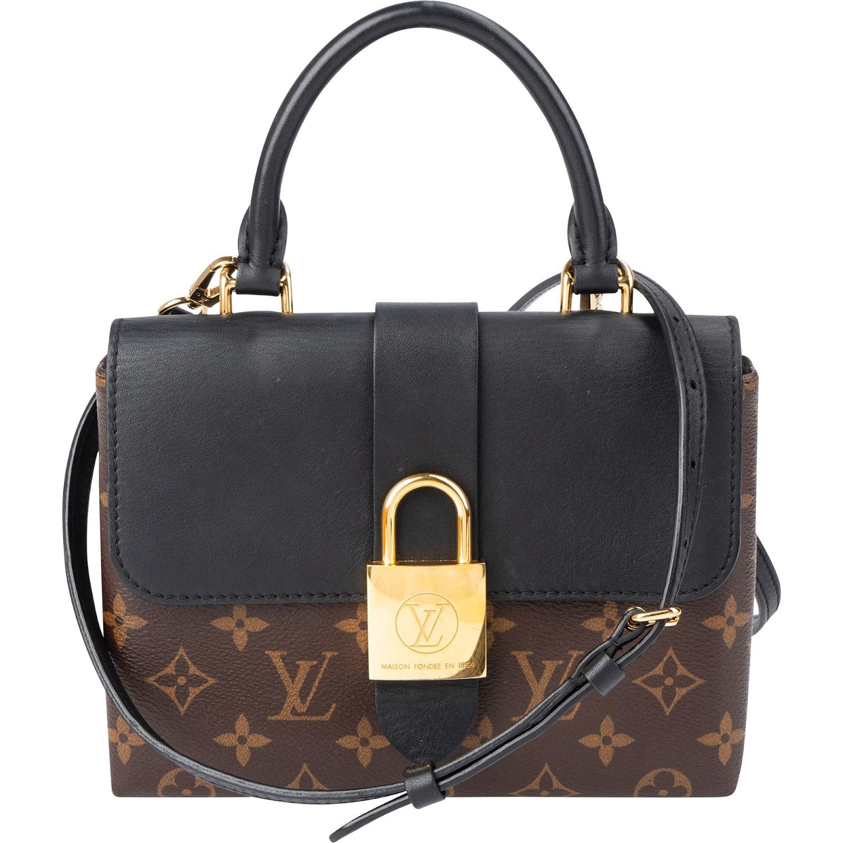 Louis Vuitton Monogram Canvas Leather Locky BB Handbag
