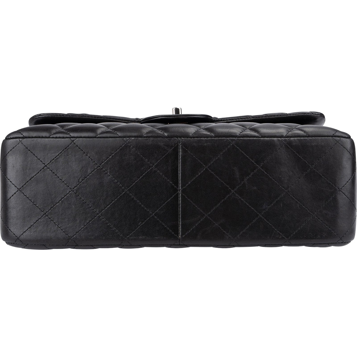 Chanel Jumbo Double Flap aus gestepptem Lammleder – Ansicht 6