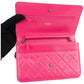 Chanel Quilted Caviar Leather Wallet on Chain Crossbody Bag