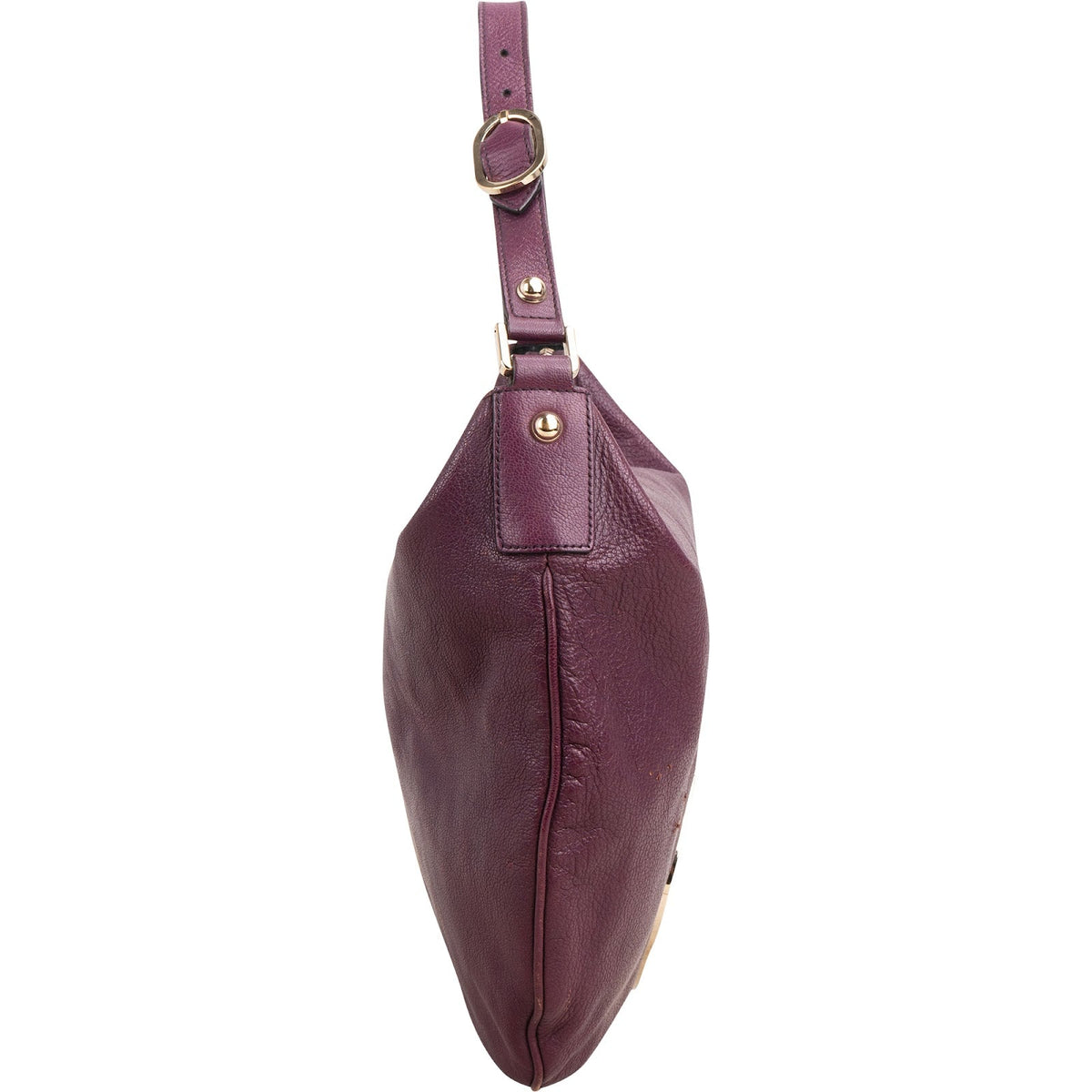 Gucci Interlocking G Britt Hobo aus genarbtem Leder – Ansicht 3