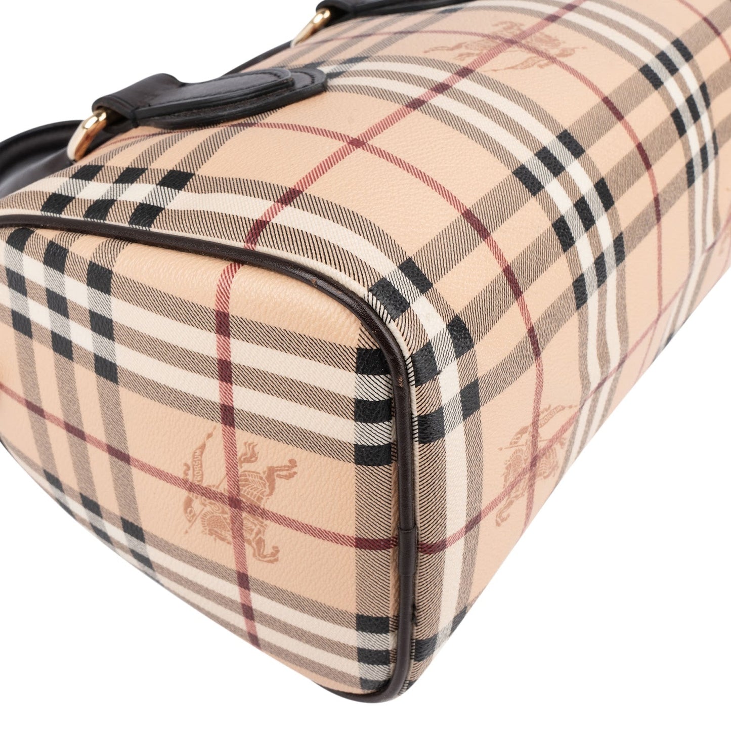 Burberry Haymarket Check Boston Handbag
