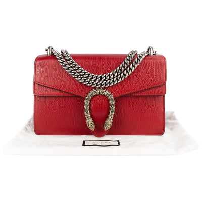 Gucci Leather Dionysus Crystal Shoulder Bag