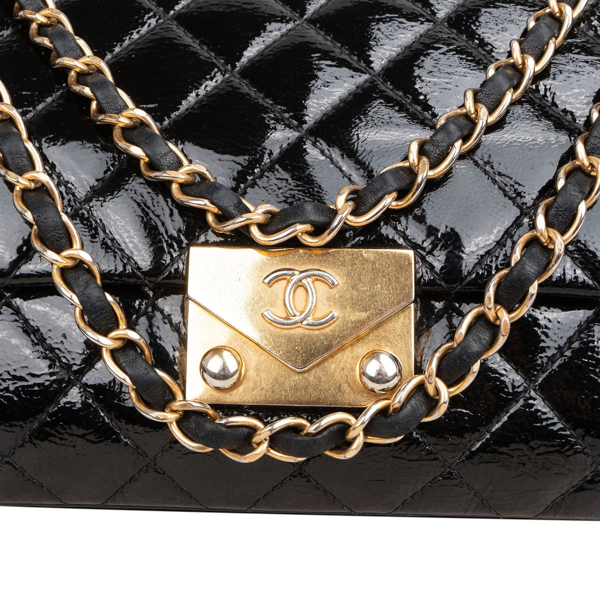 Chanel Patent Leather Ultimate Soft Single Flap Crossbody Bag