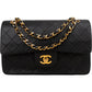 Chanel Quilted Lambskin Small 24K Gold Double Flap Shoulder Bag