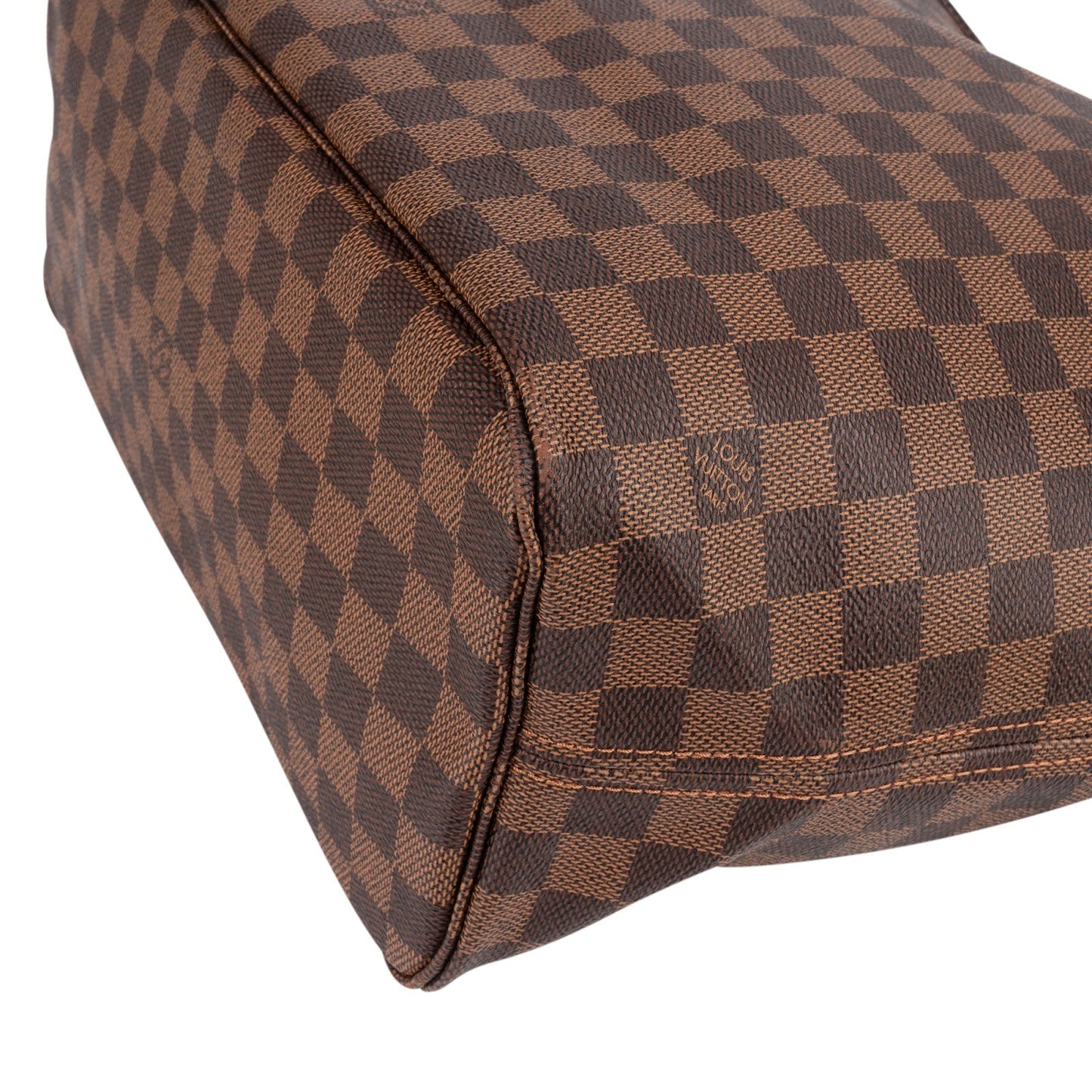 Louis Vuitton Monogram Damier Ebene Neverfull MM Shoulder Bag