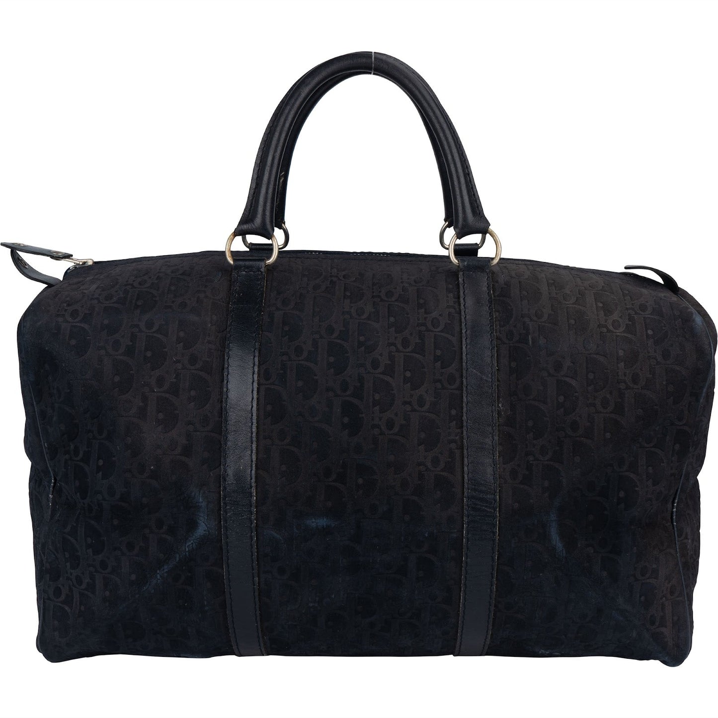 Christian Dior Monogram Suede Trotter Boston 50 Weekender Bag