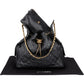 Chanel 25 Quilted Caviar Leather CC Drawstring Shoulder Bag Medium