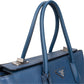 Prada Saffiano Leather Galleria Turnlock Double Handbag