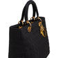 Christian Dior Quilted Nylon Cannage Lady Dior Handbag