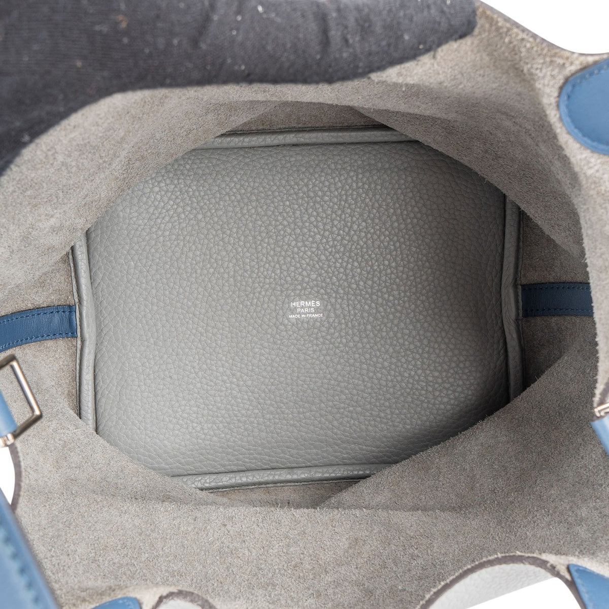 Hermès Taurillon Clemence Bicolor Picotin Lock 22 (MM) Handbag