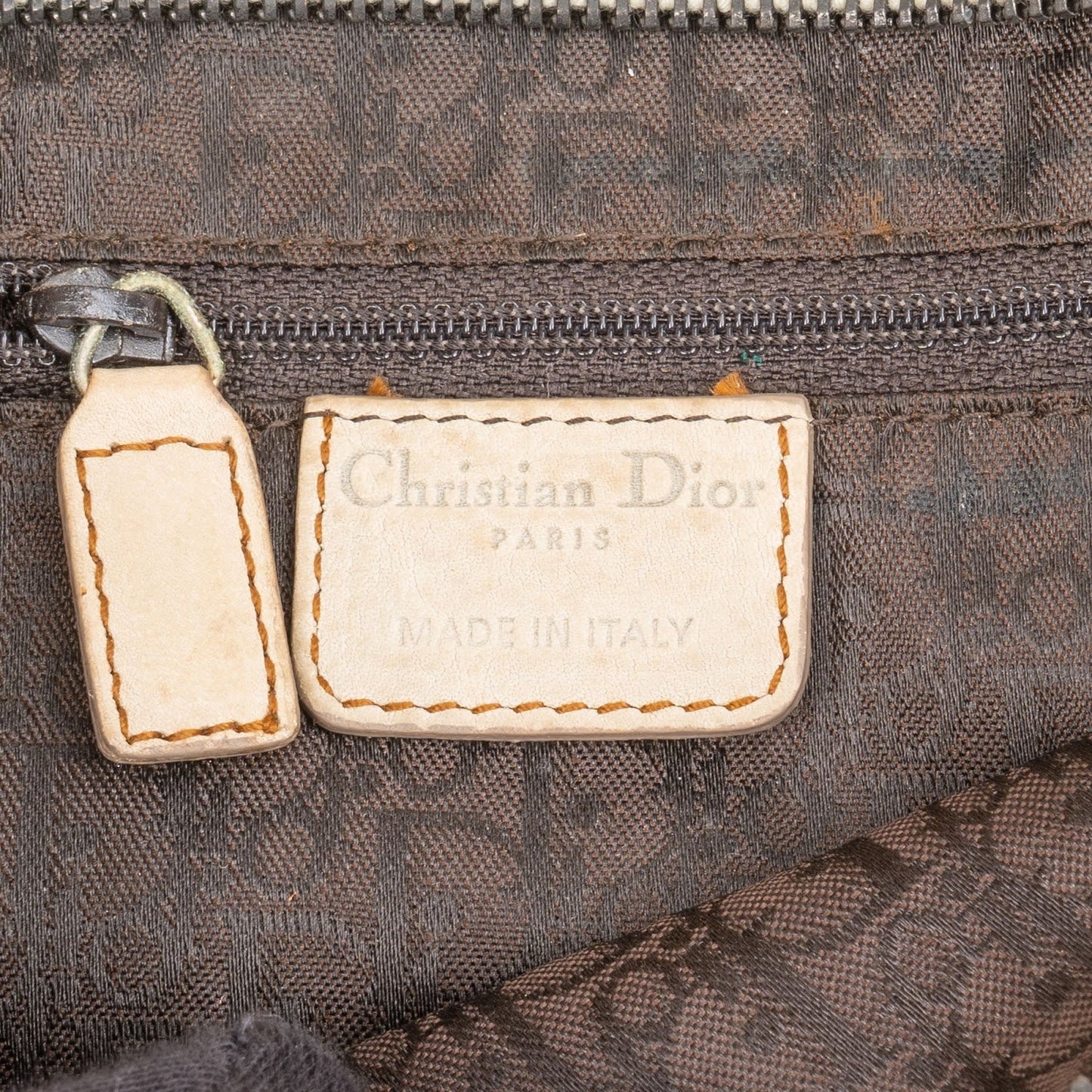 Christian Dior Leather Gaucho Saddle Shoulder Bag
