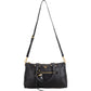 Prada Black Grained Vitello Daino Leather City Handbag