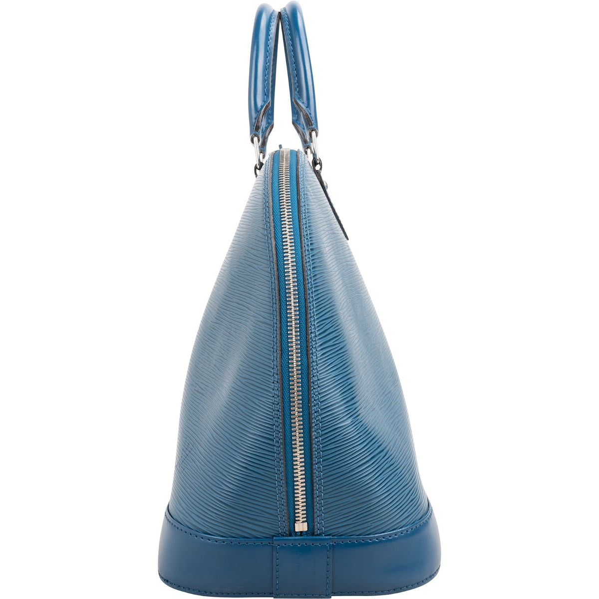 Louis Vuitton Blue Epi Leather Alma GM Handbag