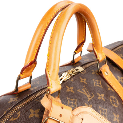 Louis Vuitton Monogram Canvas Keepall 60 Bandoulière Travel Bag