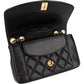 Chanel Quilted Lambskin Diana New Collection Single Flap Crossbody Bag