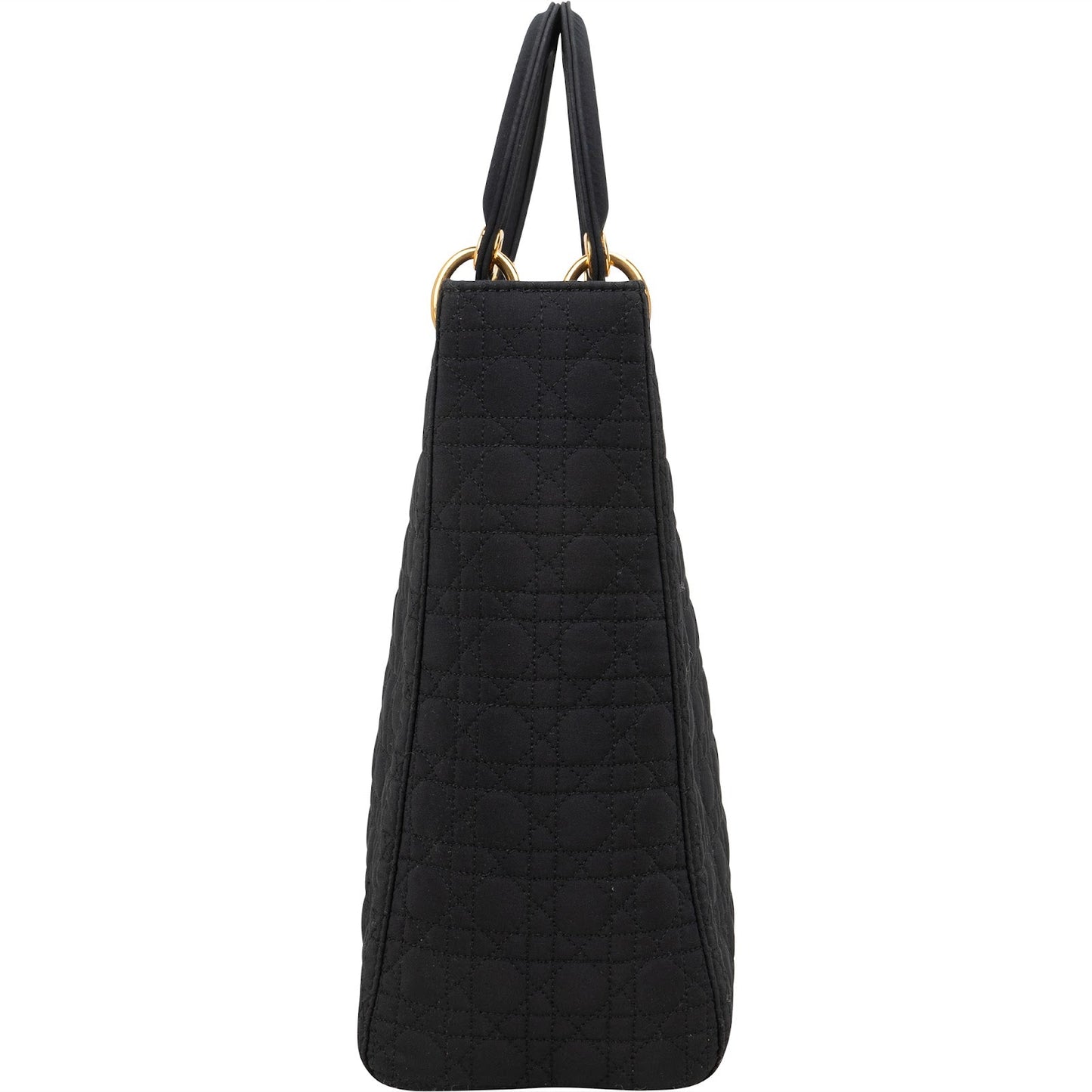 Christian Dior Quilted Nylon Lady Dior Handbag