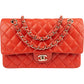 Chanel Quilted Lambskin Medium Double Flap Shoulder Bag
