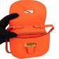 Hermès Orange Clemence Leather Convoyeur Crossbody Bag