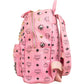 MCM Monogram Visetos Small Stark Studded Backpack