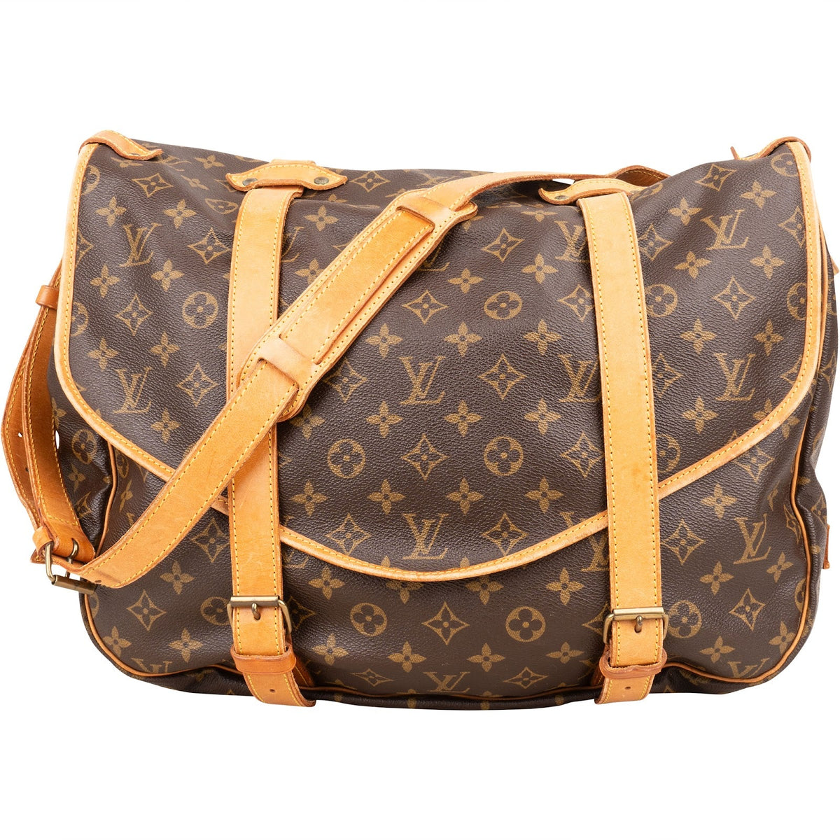 Louis Vuitton Monogram Canvas Saumur 40 Crossbody Bag