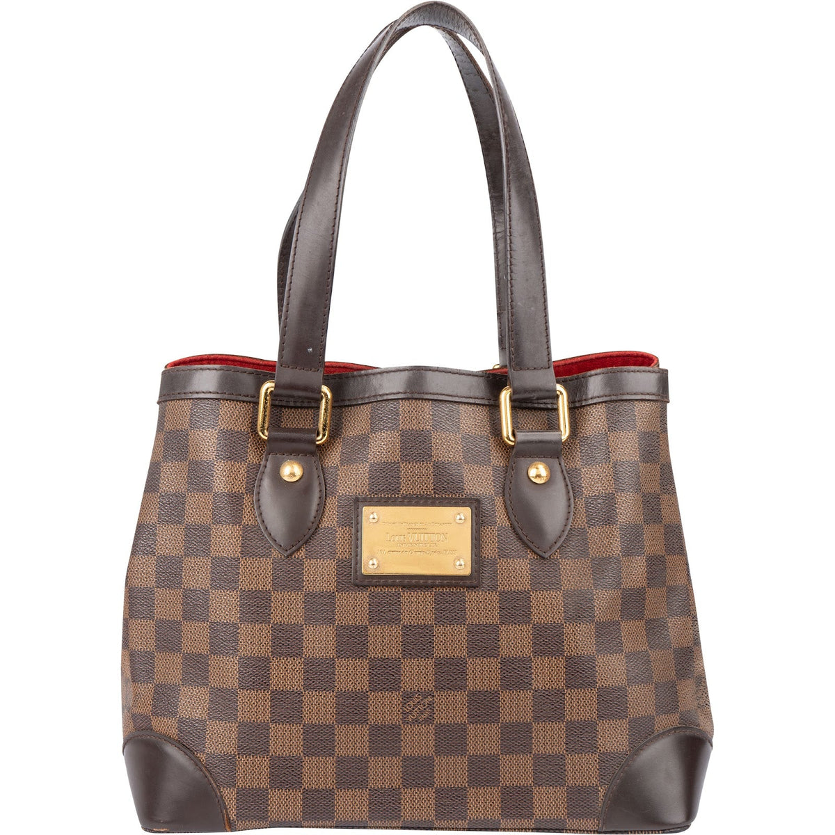 Louis Vuitton Hampstead PM aus Damier Ebene Canvas – Vorderansicht