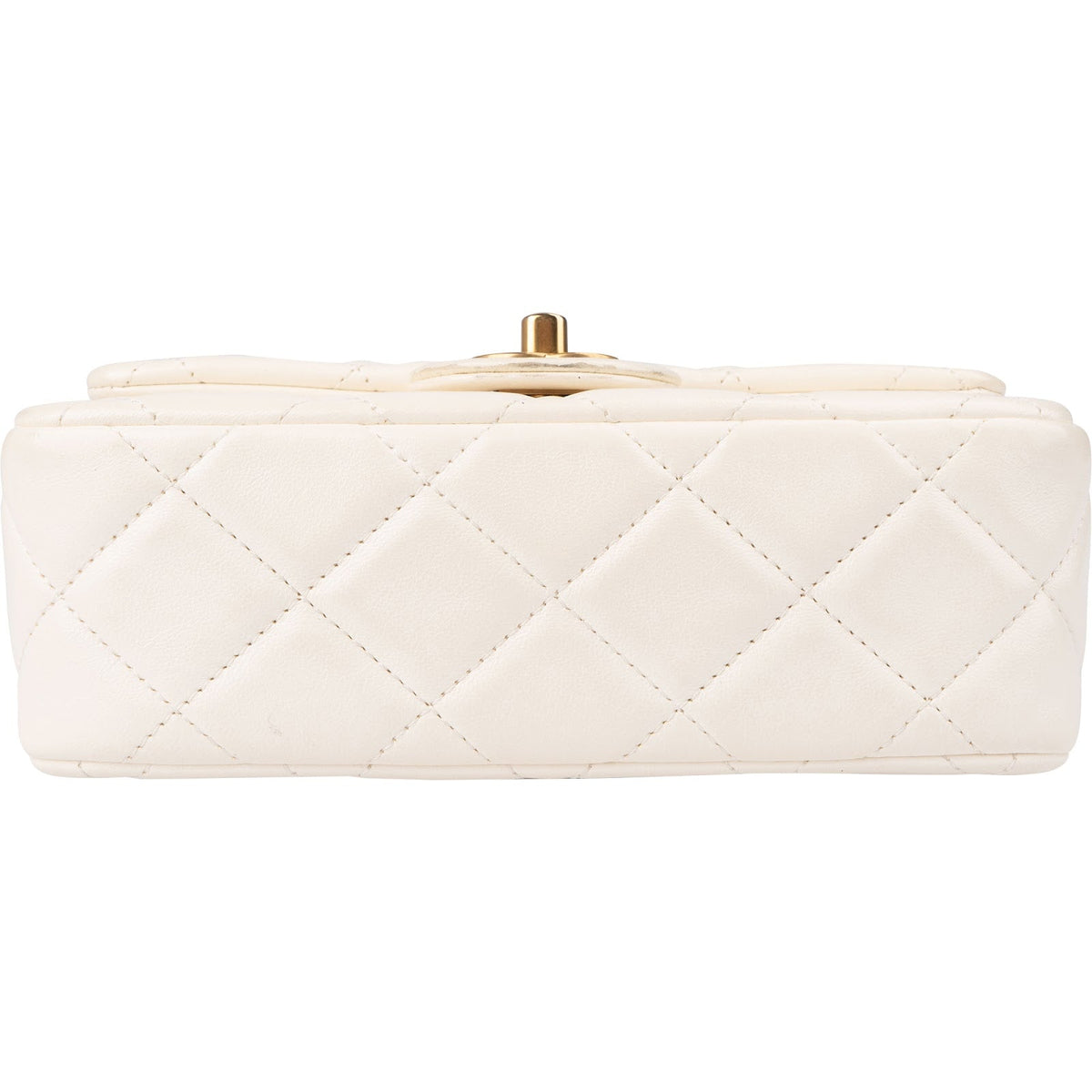 Chanel Quilted Lambskin Mini Rectangular Pearl Single Flap Crossbody Bag