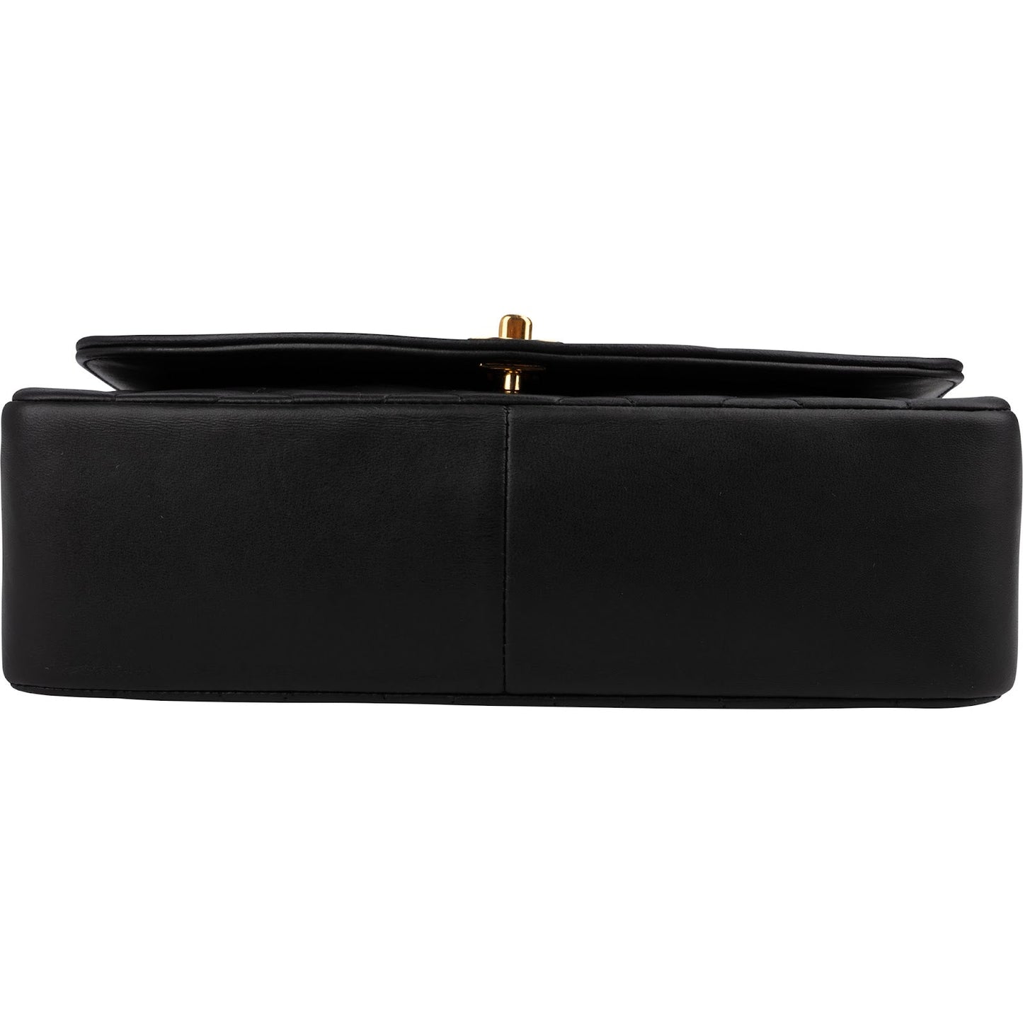 Chanel Quilted Lambskin 24K Gold Diana Single Flap Crossbody Bag