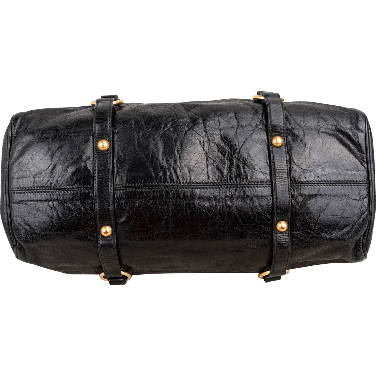Miu Miu Vitello Lux Leather Satchel Handbag