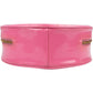 Chanel Iconic Quilted Patent Leather Round Vanity Handbag