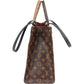 Louis Vuitton Canvas Monogram Giant On The Go MM Handbag