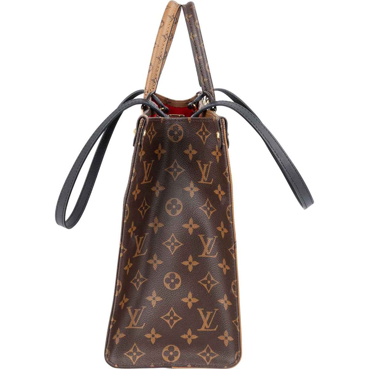 Louis Vuitton Canvas Monogram Giant On The Go MM Handbag