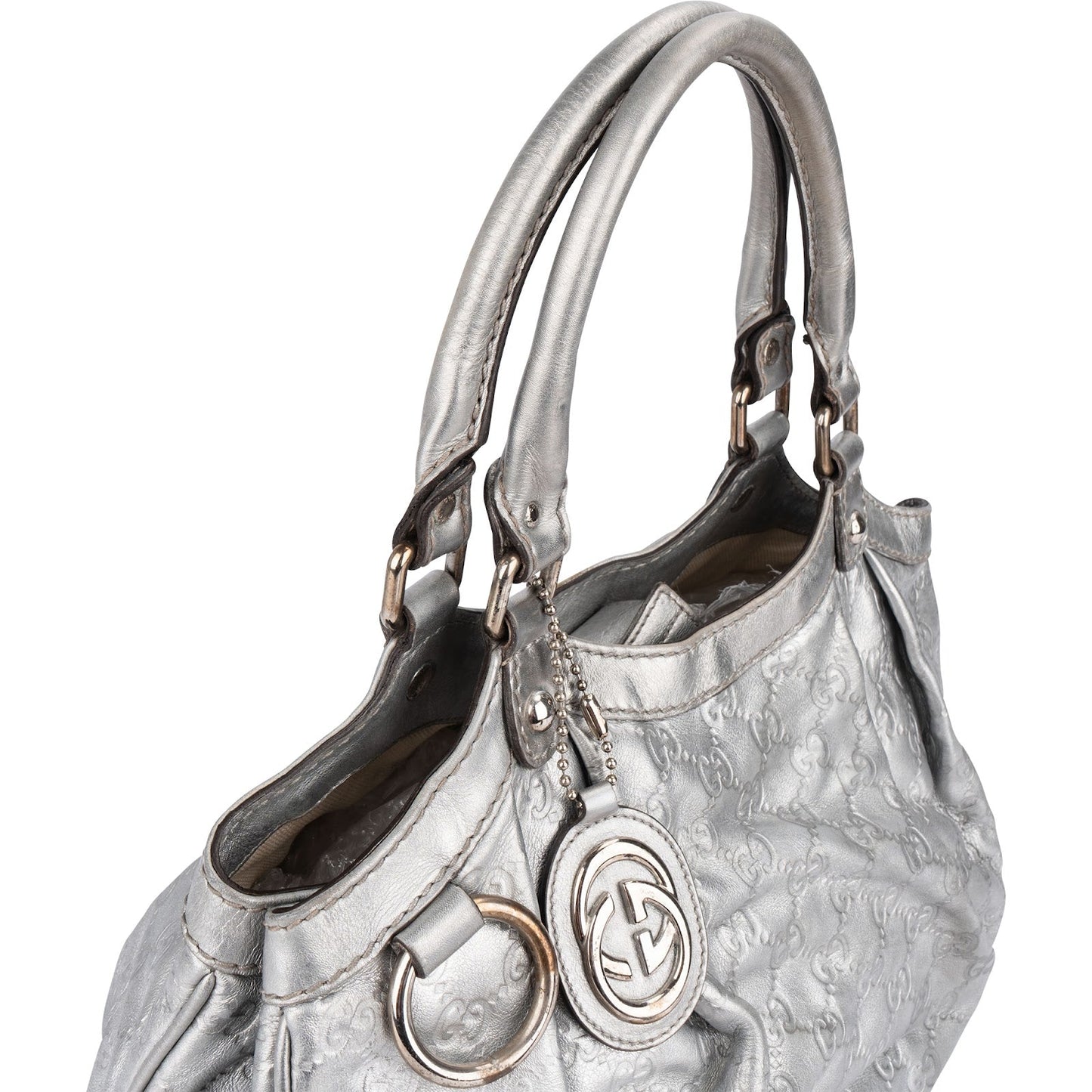 Gucci Guccissima Leather Sukey Handbag