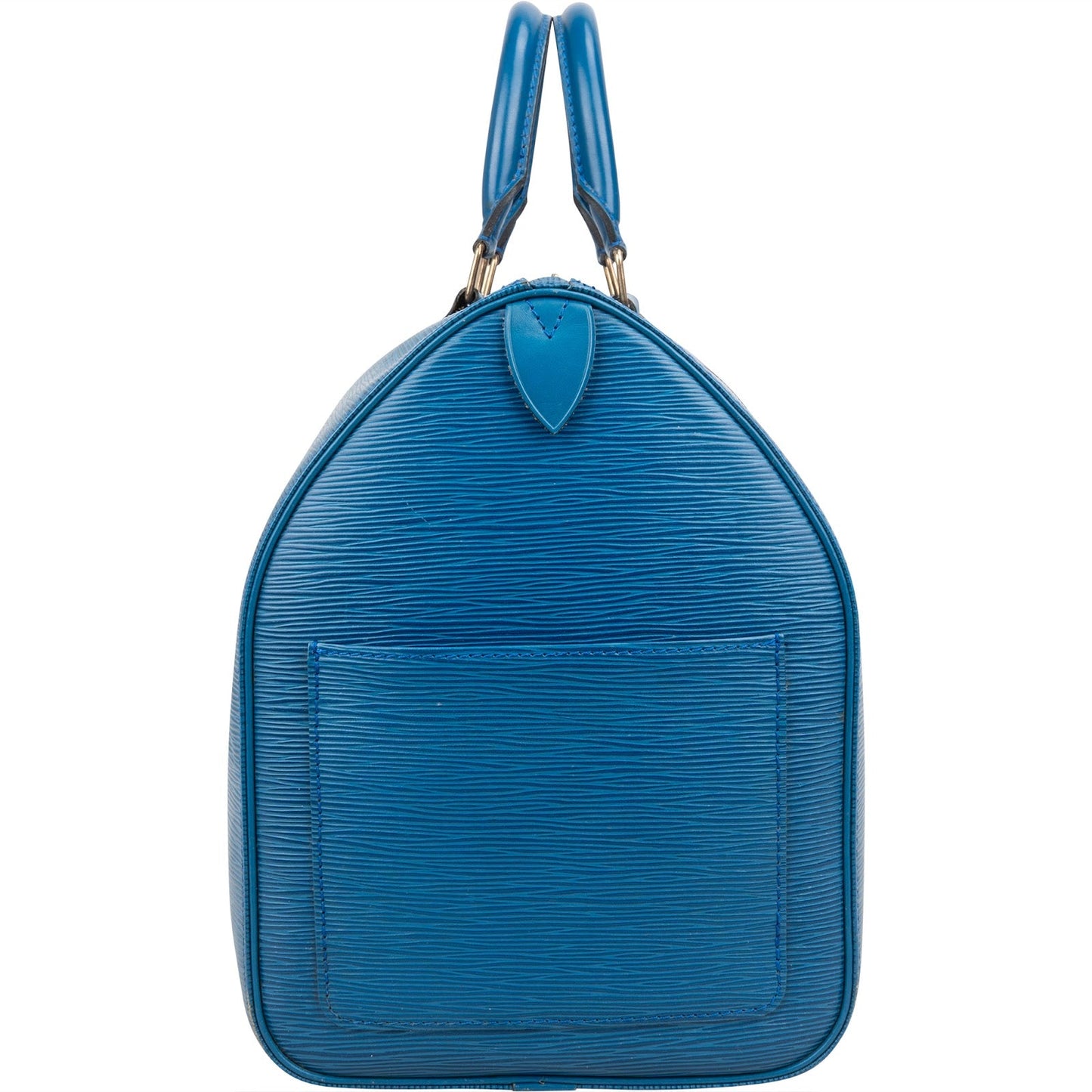 Louis Vuitton Blue Epi Leather Keepall 45 Travel Bag