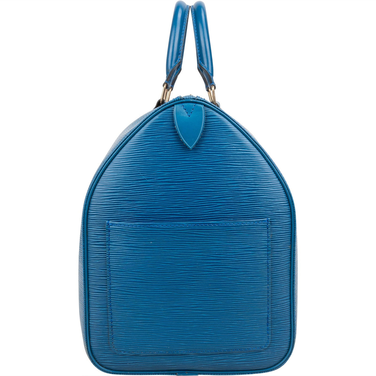 Louis Vuitton Blue Epi Leather Keepall 45 Travel Bag