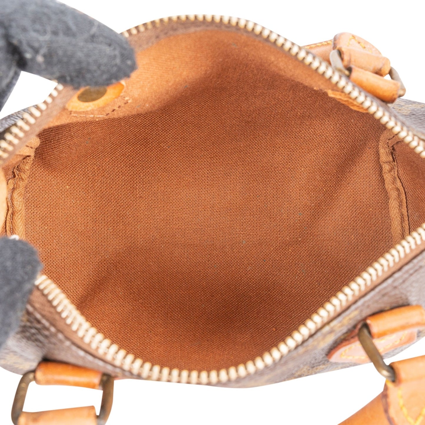 Louis Vuitton Monogram Canvas Mini Speedy Crossbody Handbag