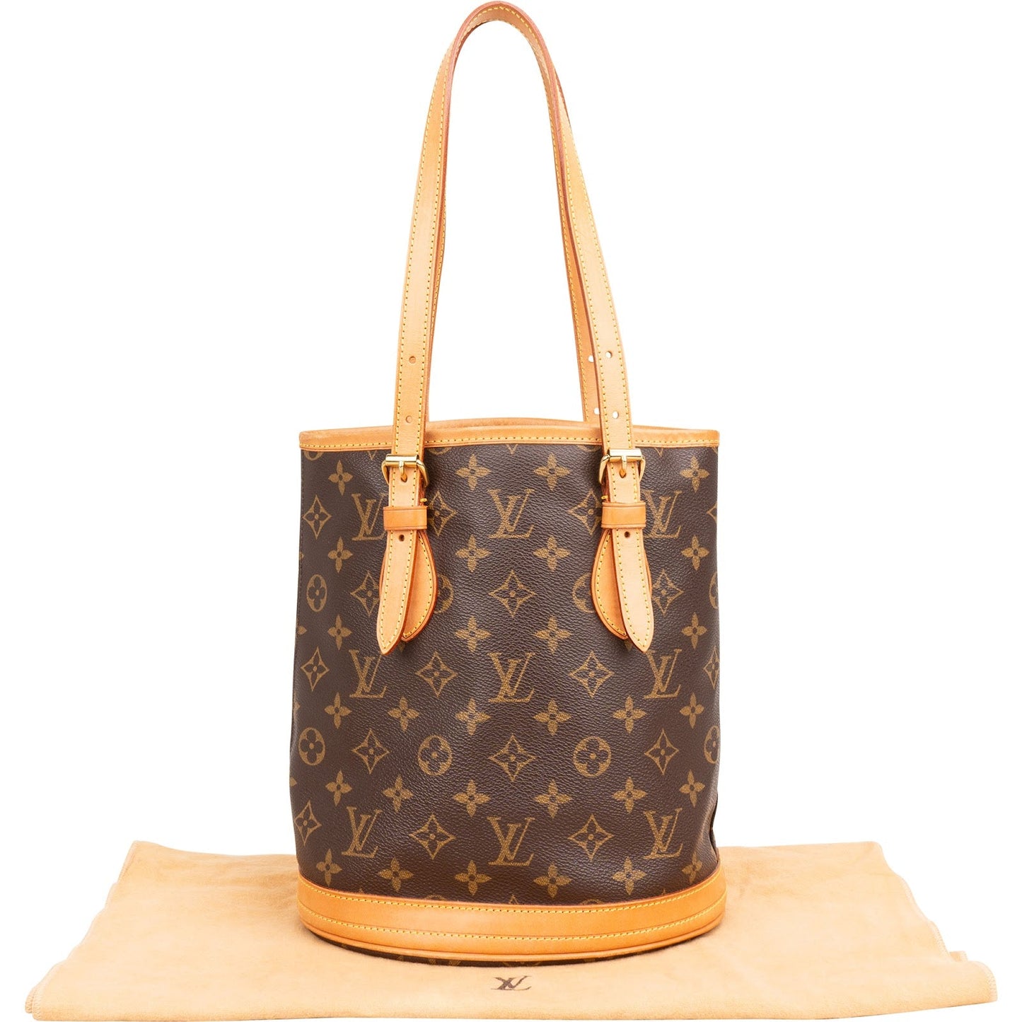 Louis Vuitton Monogram Canvas Bucket PM Shoulder Bag