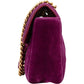 Gucci Velvet Matelassé GG Marmont Small Crossbody Bag