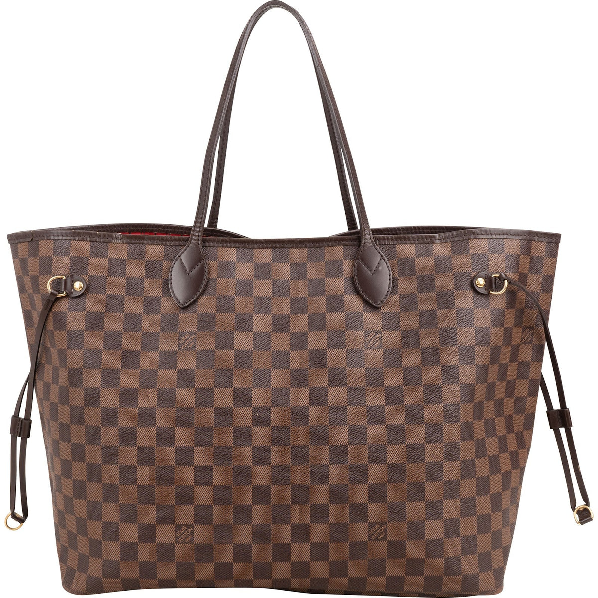 Louis Vuitton Monogram Damier Ebene Neverfull GM Shoulder Bag