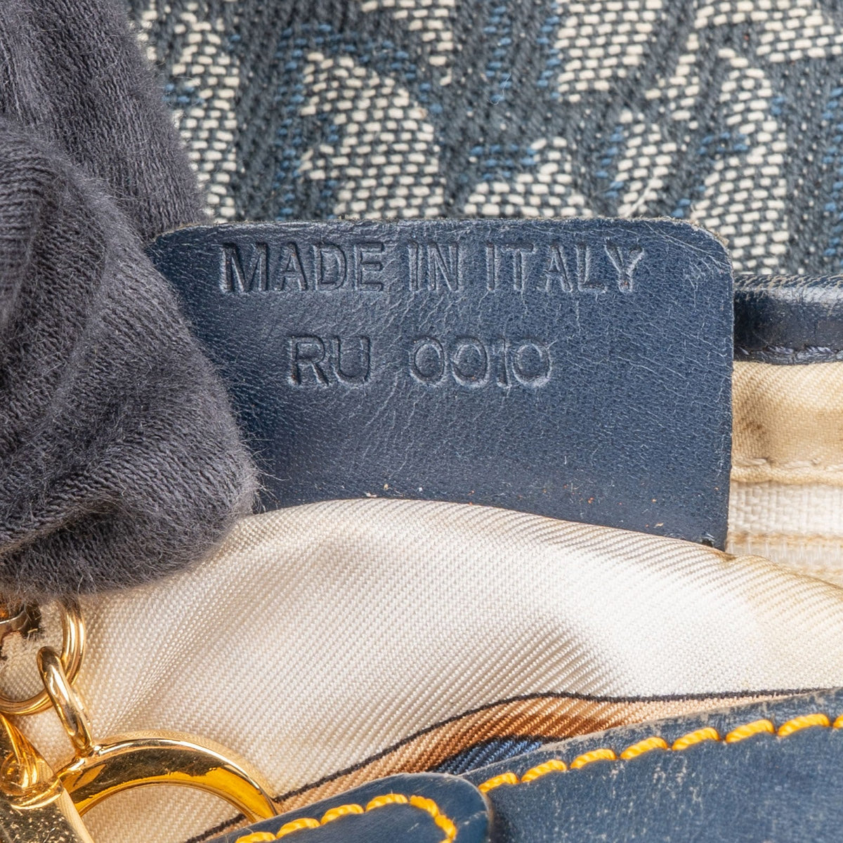 Dior Saddle aus Oblique Denim – Ansicht 11