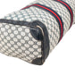 Gucci Monogram GG Supreme Web Boston Travel Bag