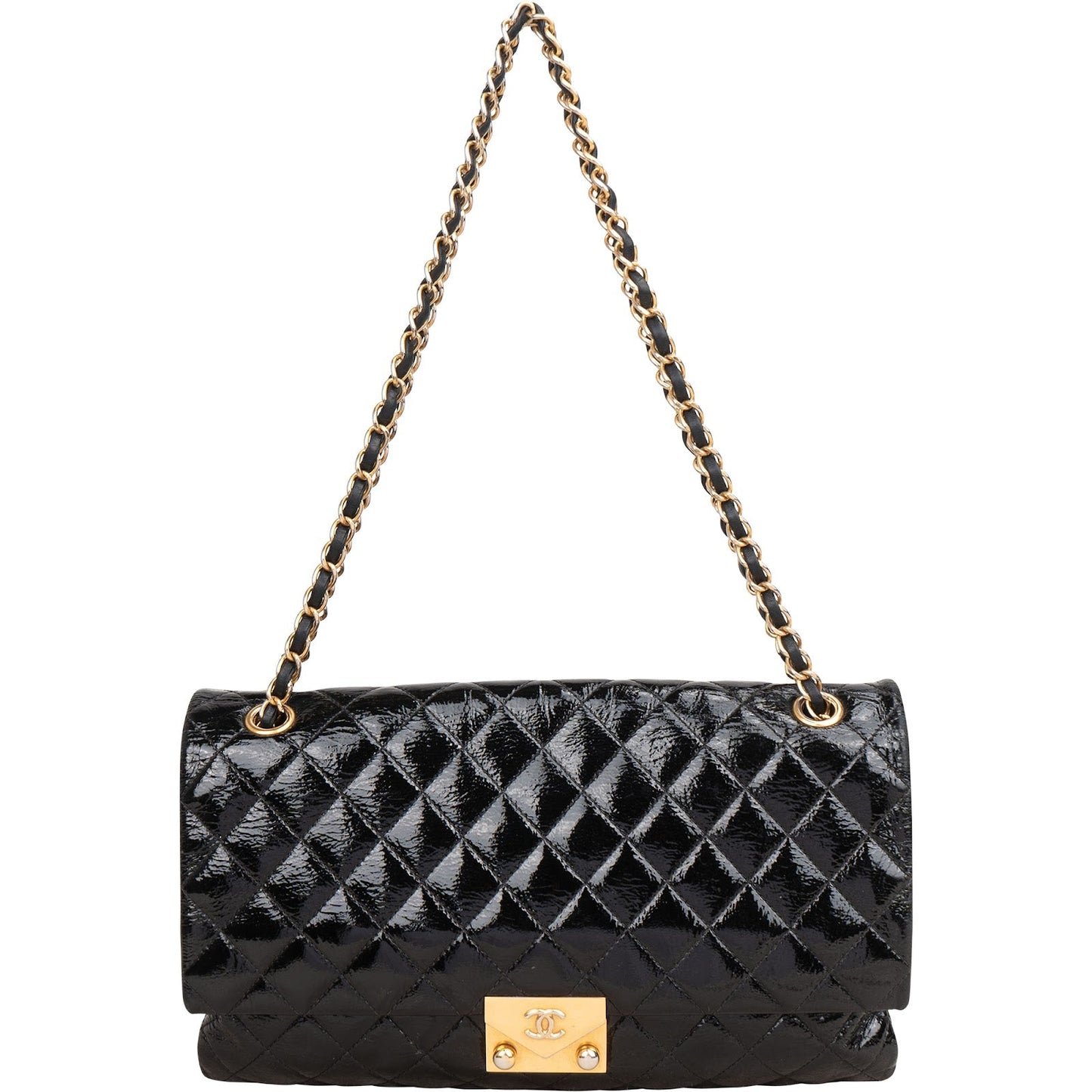 Chanel Patent Leather Ultimate Soft Single Flap Crossbody Bag