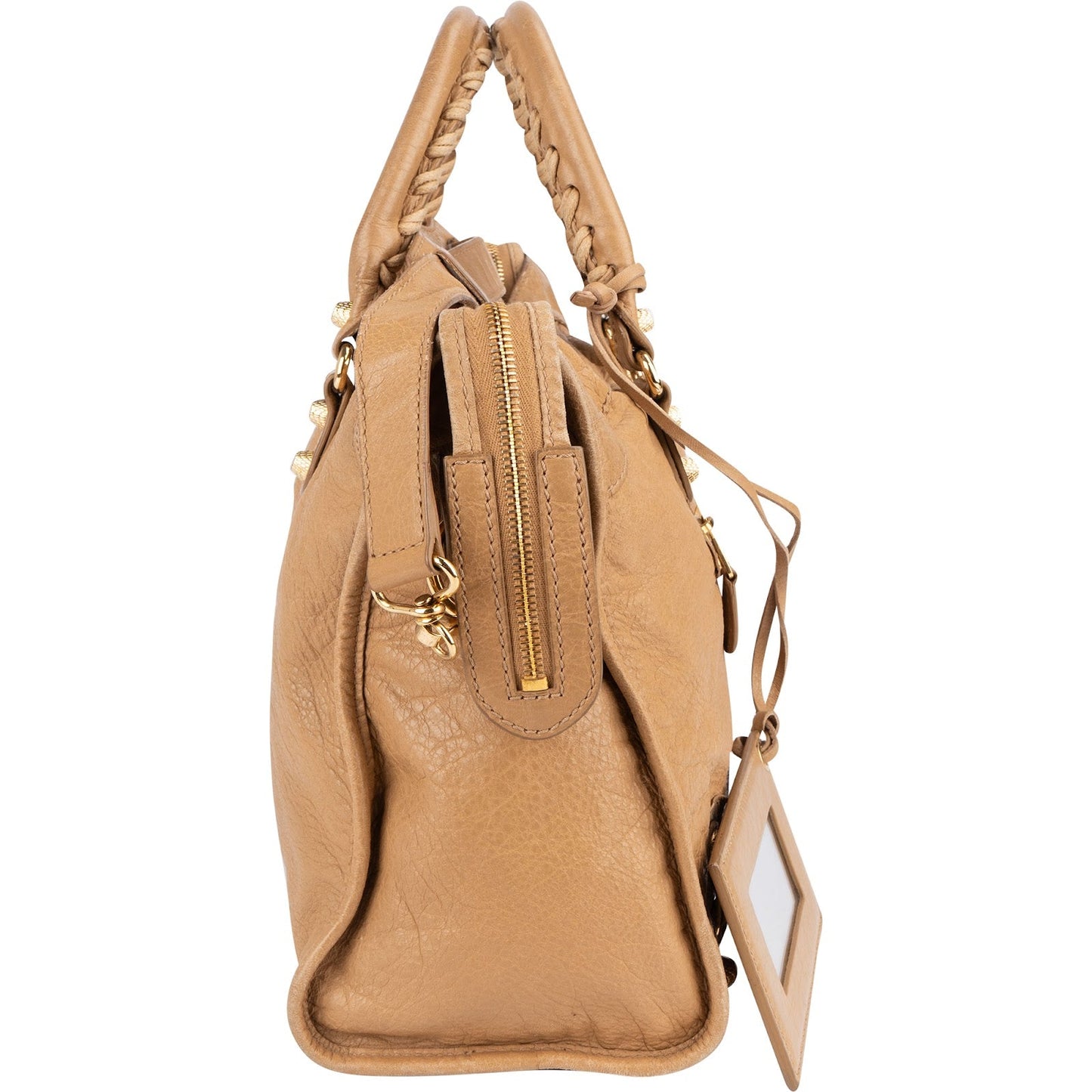 Balenciaga Beige Leather City Handbag
