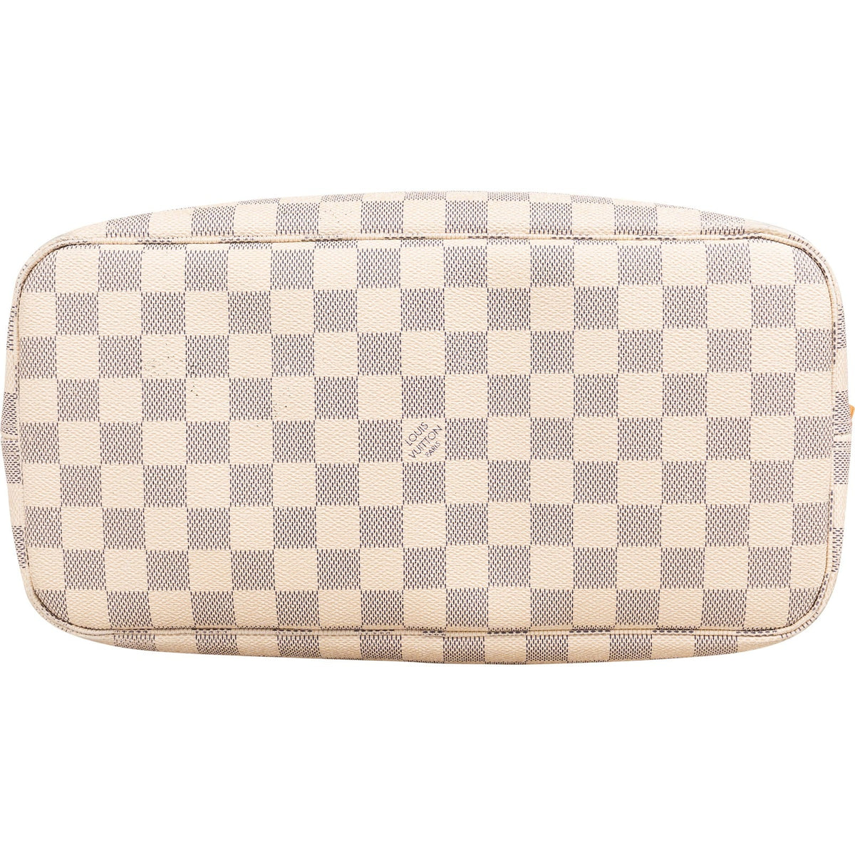Louis Vuitton Monogram Damier Azur Canvas Neverfull MM Shoulder Bag