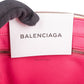 Balenciaga Triangle Duffle S aus weißem Leder – Ansicht 10