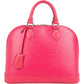 Louis Vuitton Hot Pink Epi Leather Alma PM Handbag