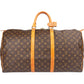 Louis Vuitton Monogram Canvas Keepall 55 Travel Bag
