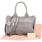 Miu Miu Lilac Vitello Shine Satchel Handbag