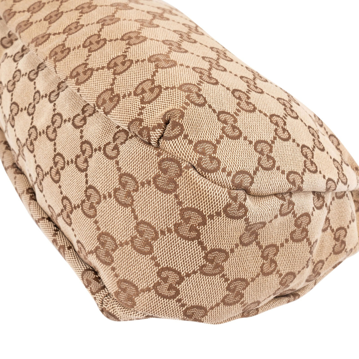 Gucci Monogram GG Canvas Web Hobo Shoulder Bag